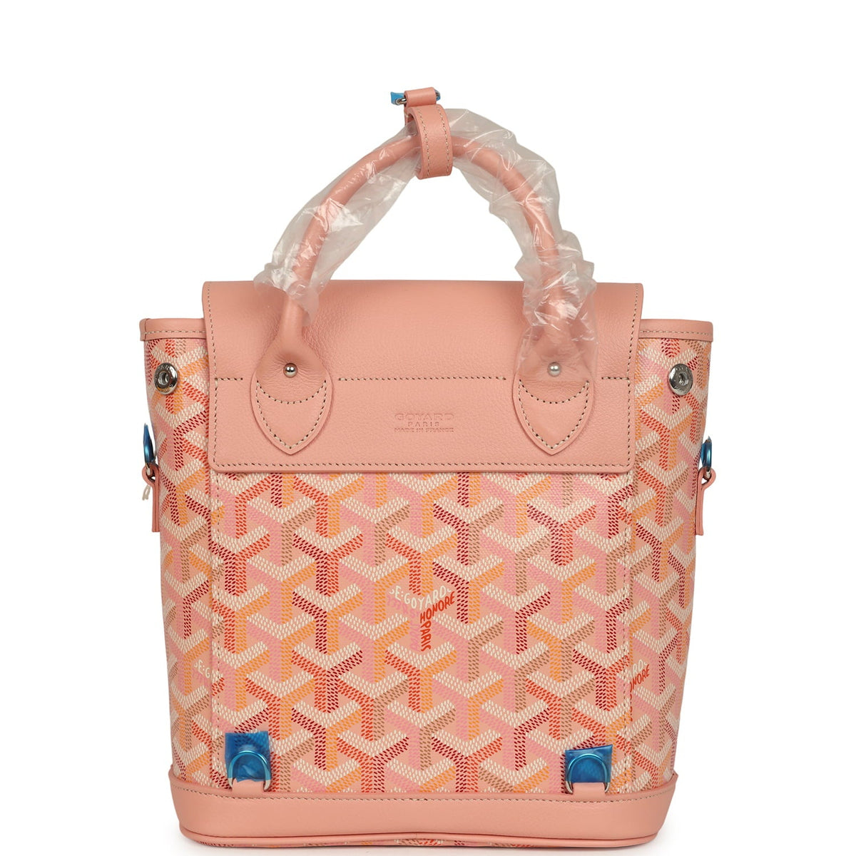 Goyard Goyardine Canvas Powder Pink Mini Alpin Backpack Palladium Hardware