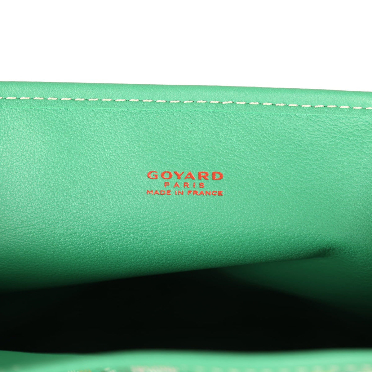 Goyard Goyardine Anjou Meadow Green Mini Bag Palladium Hardware