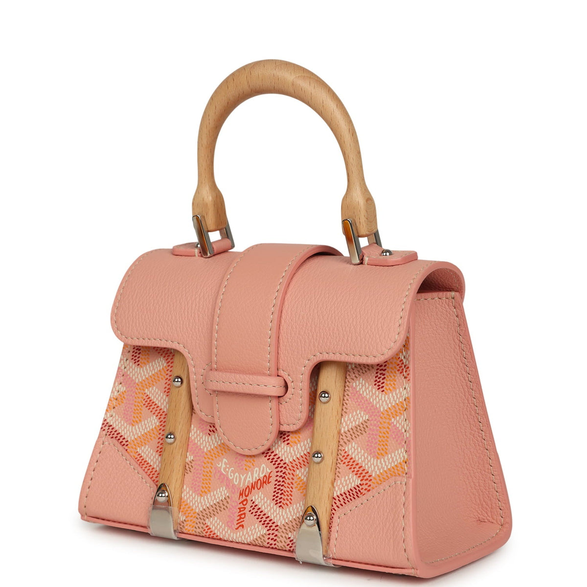 Goyard Goyardine Canvas Powder Pink Saigon Structure Nano Palladium Hardware
