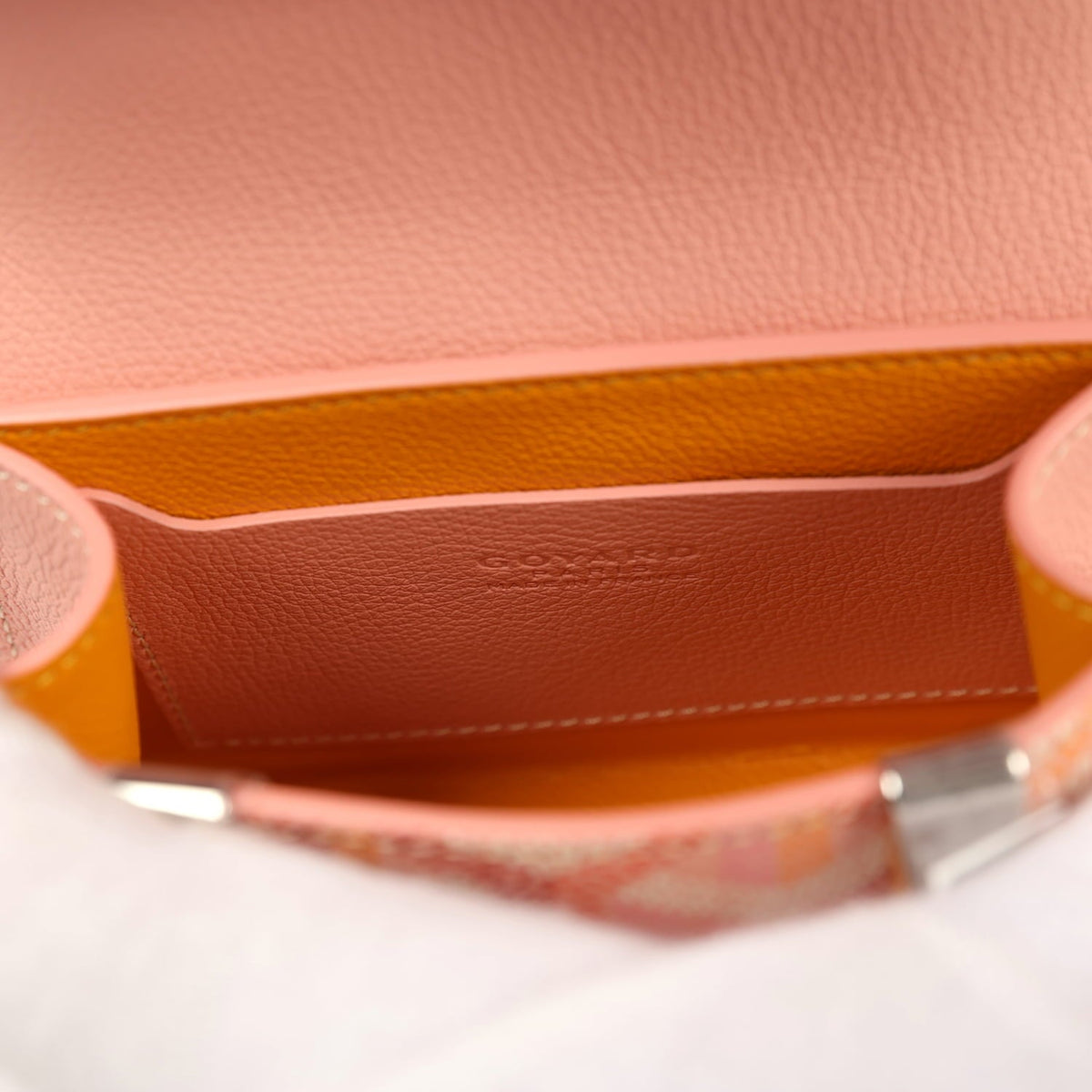 Goyard Goyardine Canvas Powder Pink Saigon Structure Nano Palladium Hardware