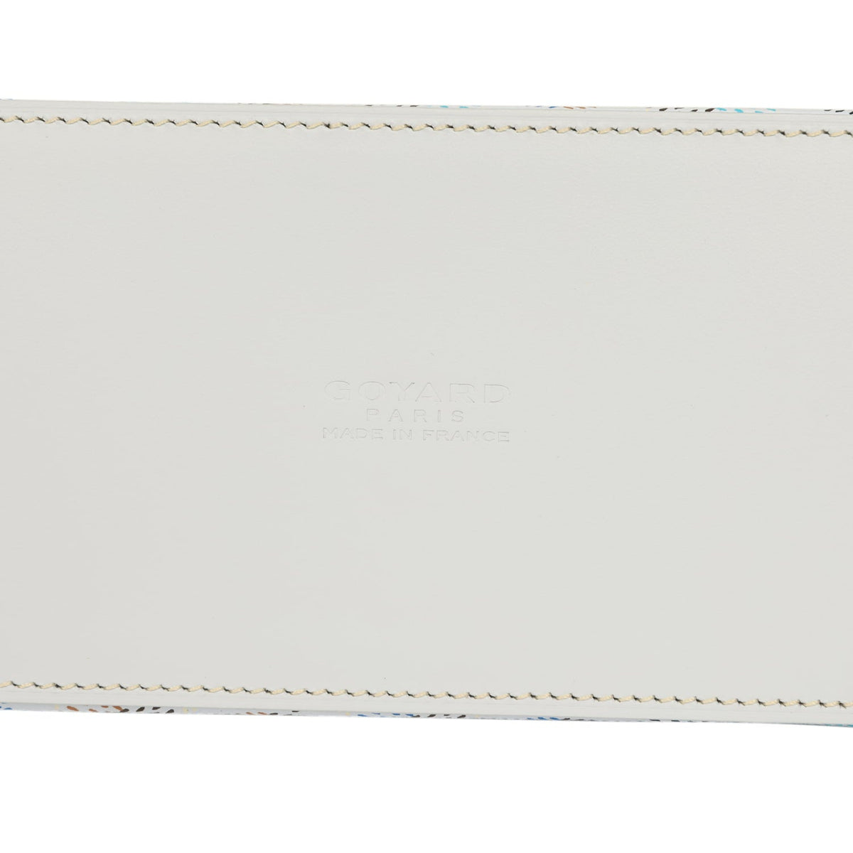 Goyard Goyardine Canvas Polar Blue Vendome Nano Bag Palladium Hardware