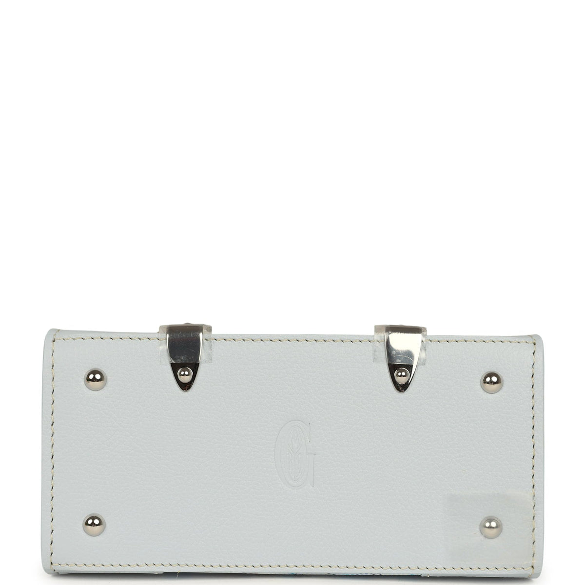 Goyard Goyardine Canvas Polar Blue Saigon Structure Nano Palladium Hardware