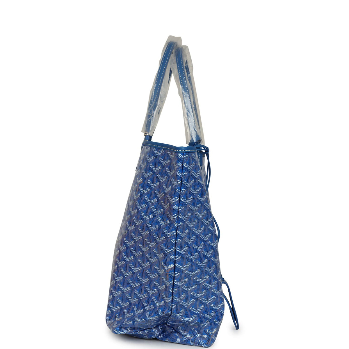 Goyard Goyardine Sky Blue Saint Louis PM Tote Bag Palladium Hardware