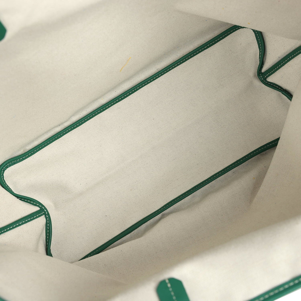Goyard Goyardine Green Saint Louis PM Tote Bag Palladium Hardware