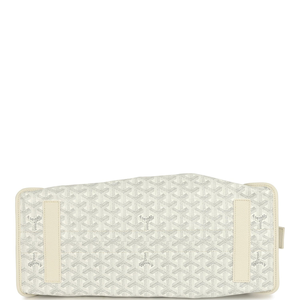 Goyard Goyardine White Hardy PM Bag Palladium Hardware