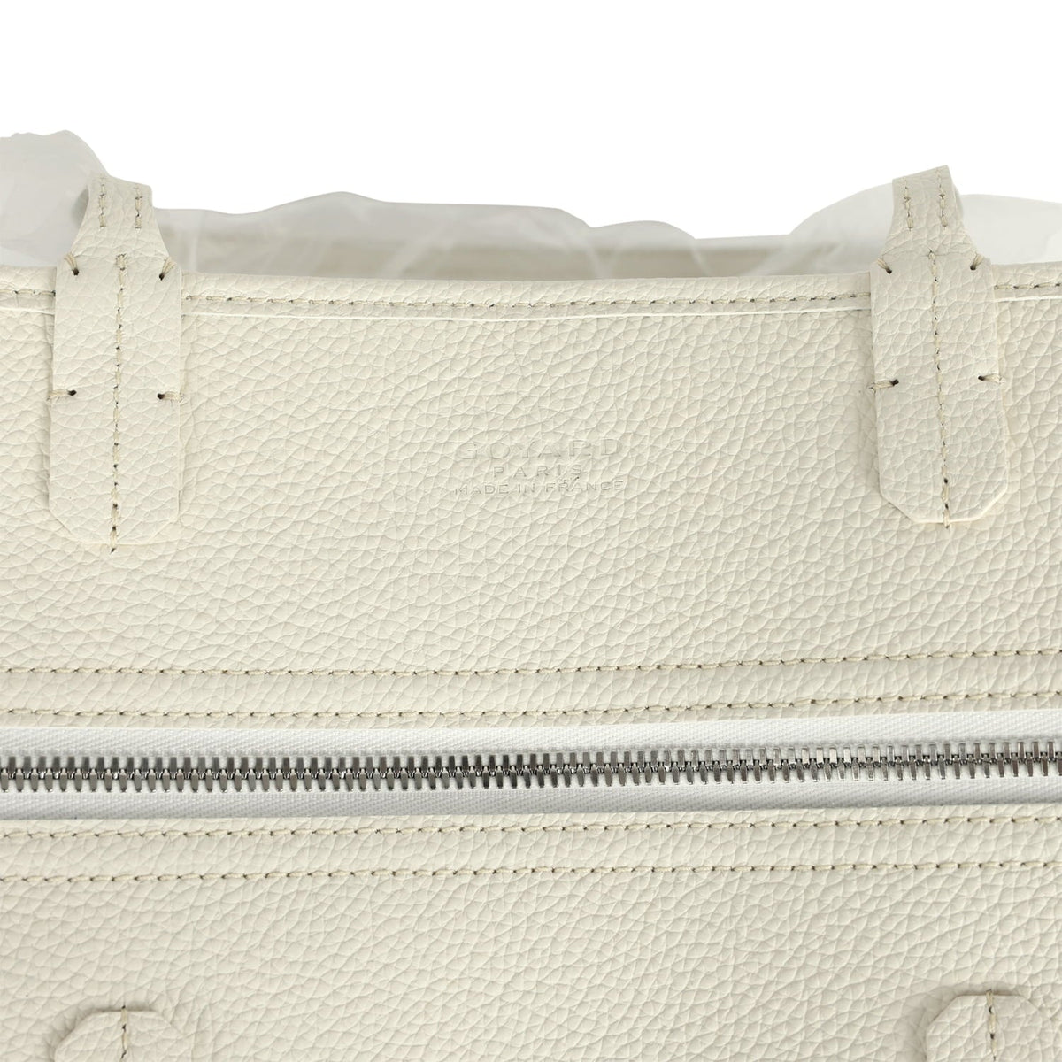 Goyard Goyardine White Hardy PM Bag Palladium Hardware