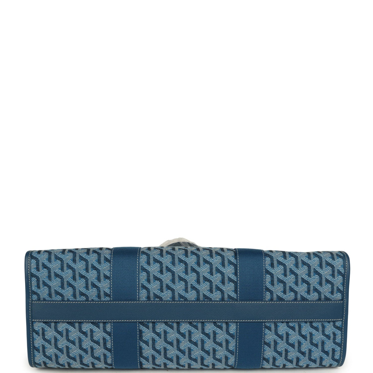 Goyard Goyardine Jacquard Ocean Blue Villette MM Bag