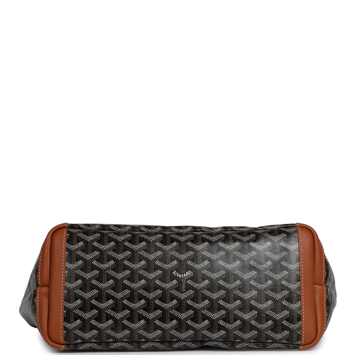 Goyard Goyardine Black, Brown Artois PM Palladium Hardware