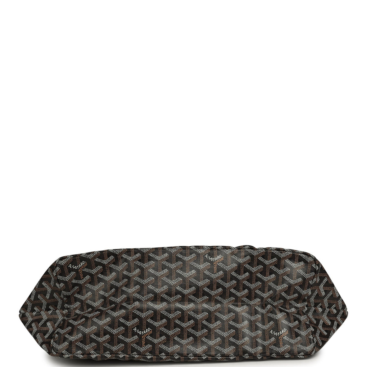 Goyard Goyardine Black Saint Louis PM Tote Bag Palladium Hardware