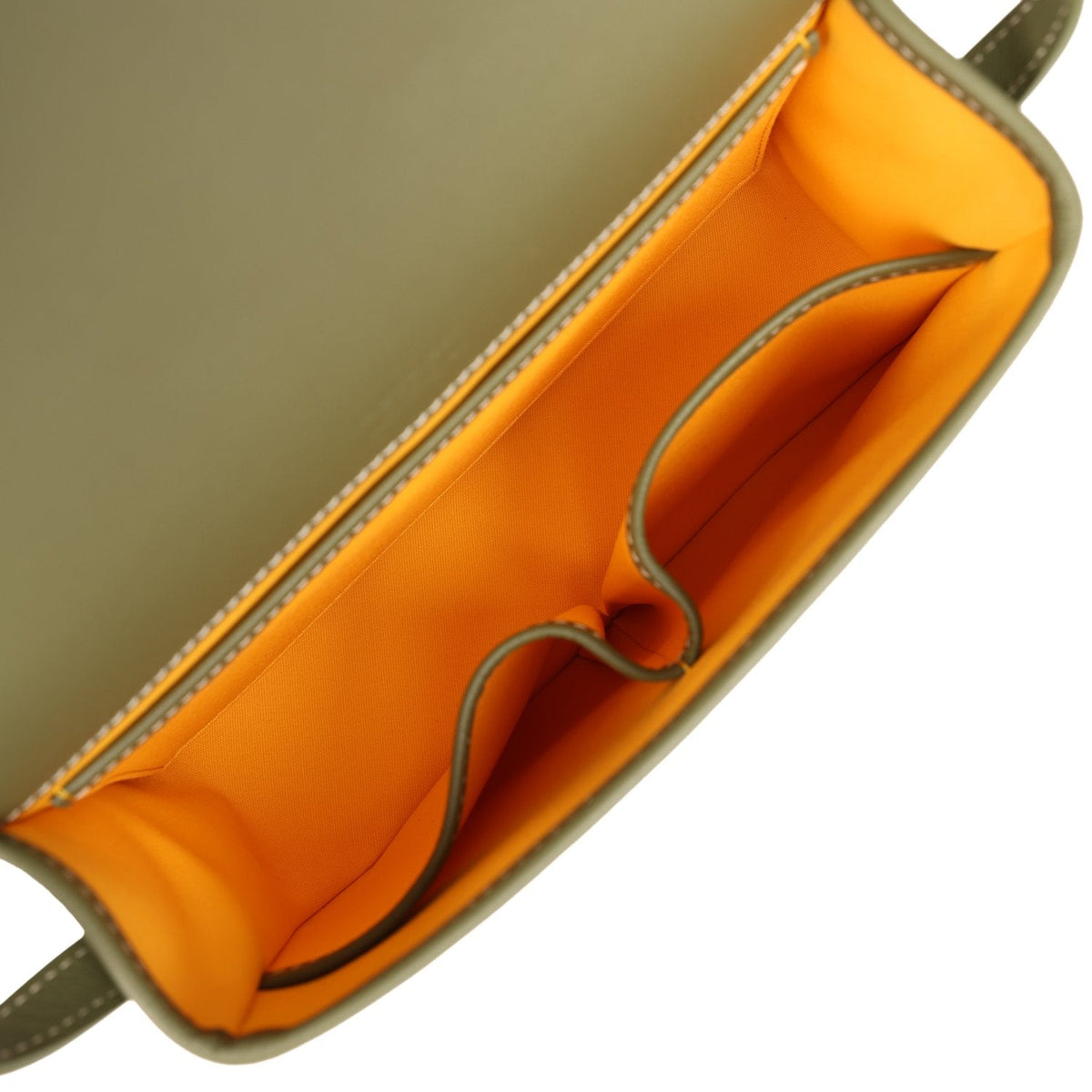 Goyard Goyardine Khaki Belvedere PM Palladium Hardware