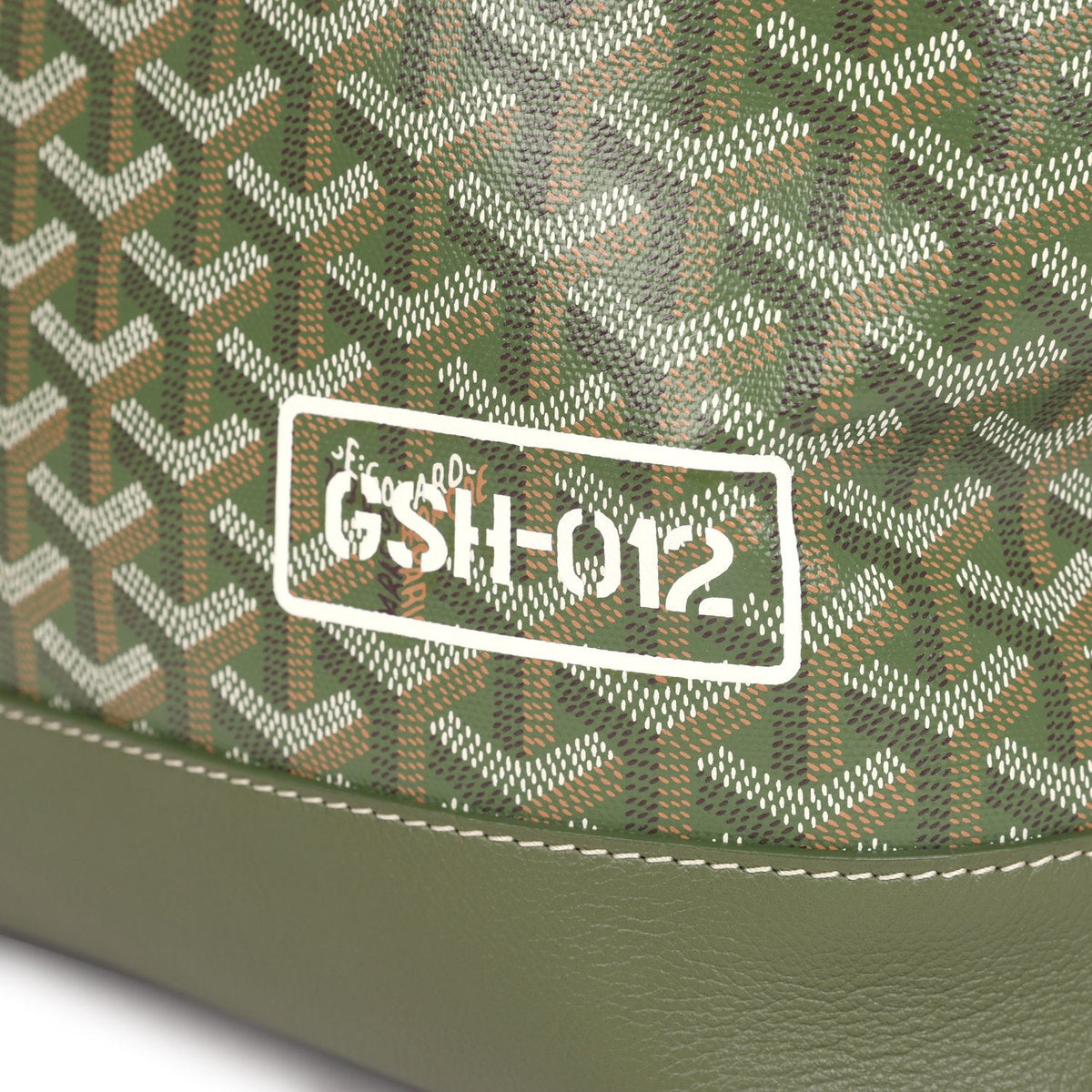 Goyard Goyardine Cisalpin Backpack Khaki Palladium Hardware