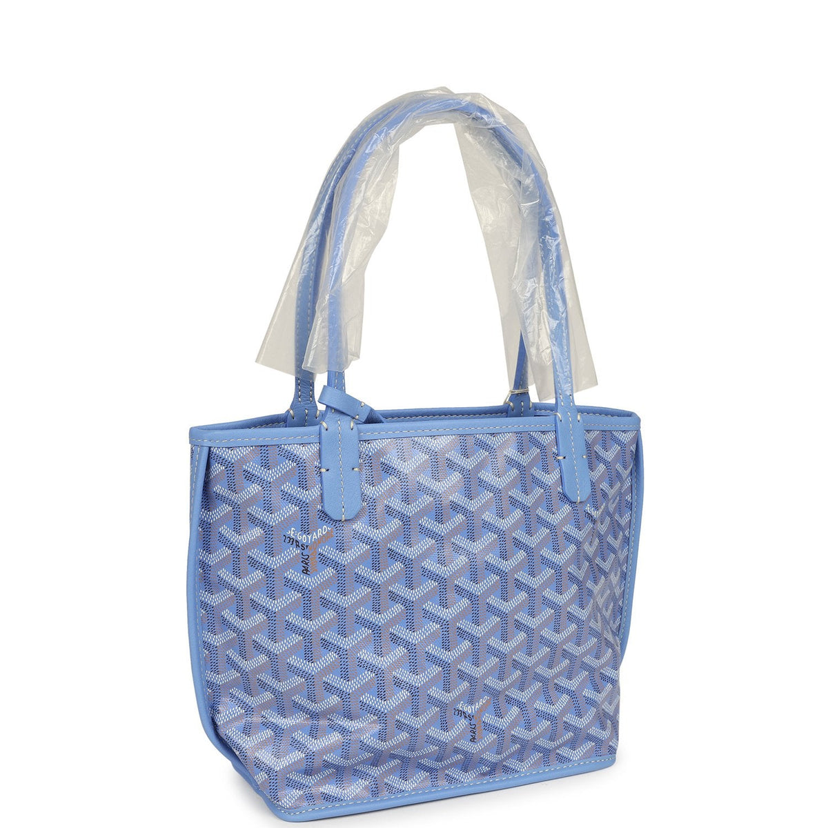 Goyard Goyardine Canvas Iris Anjou Mini Bag Palladium Hardware