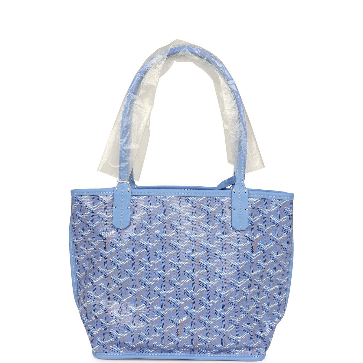Goyard Goyardine Canvas Iris Anjou Mini Bag Palladium Hardware