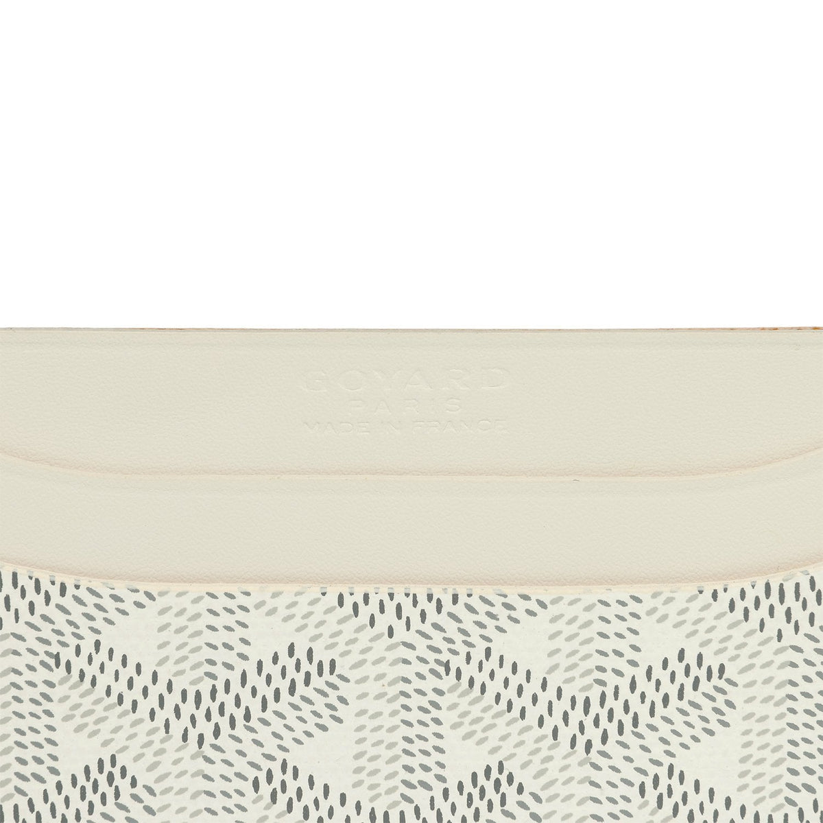Goyard Goyardine Canvas White Saint-Sulpice Card Wallet