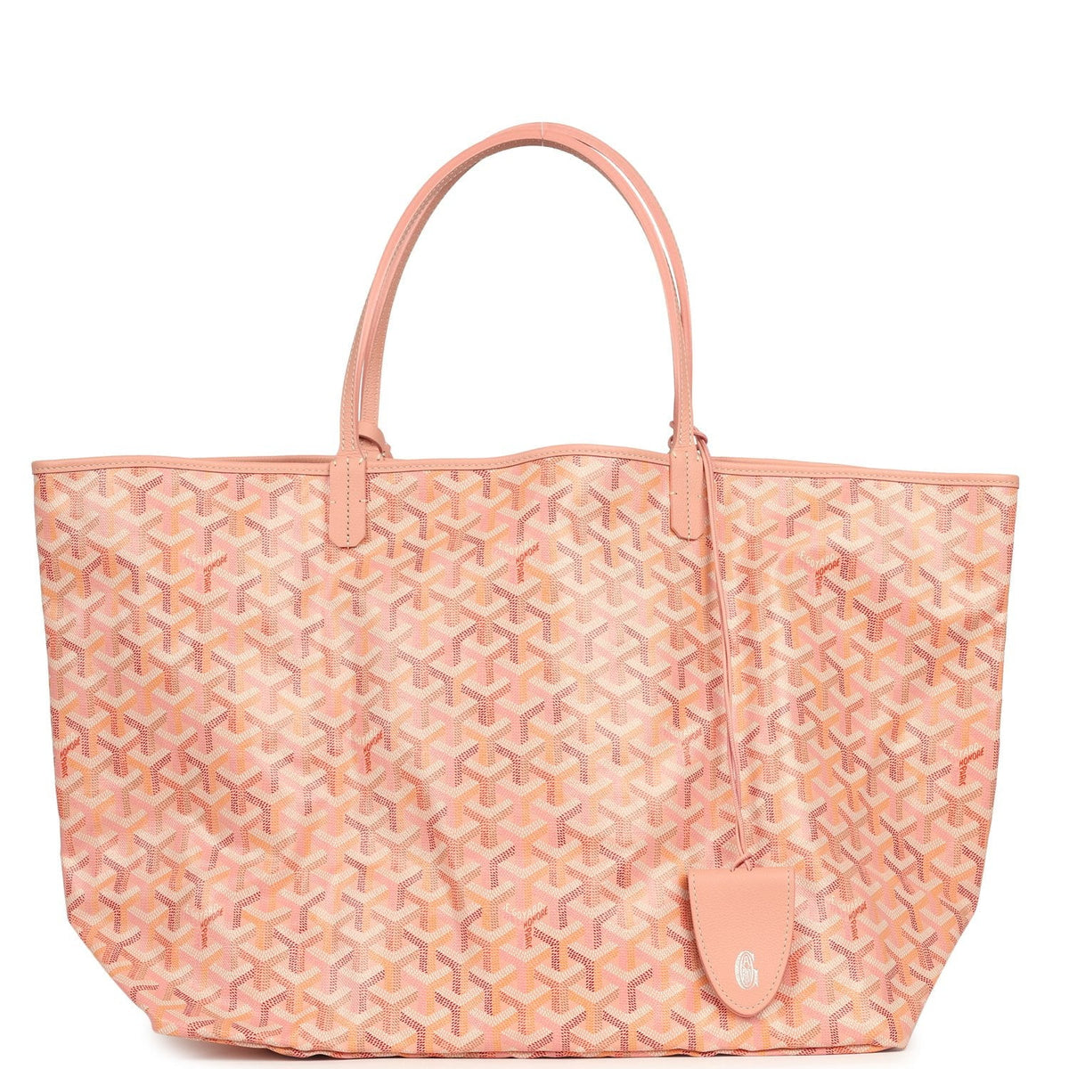 Goyard Goyardine Powder Pink Saint Louis GM Tote Palladium Hardware