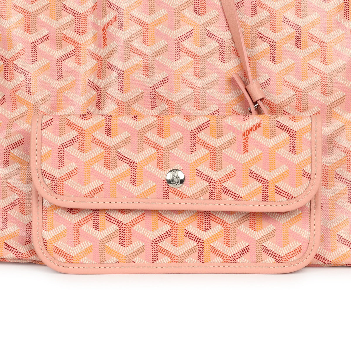 Goyard Goyardine Powder Pink Saint Louis GM Tote Palladium Hardware