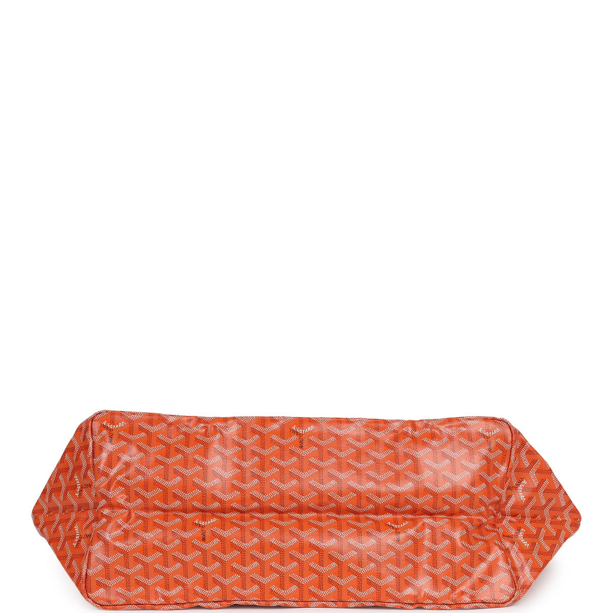 Goyard Goyardine Orange Saint Louis GM Tote Bag Palladium Hardware