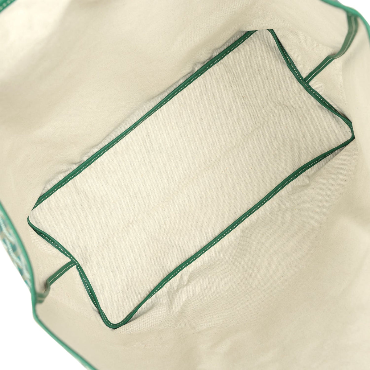 Goyard Goyardine Green Saint Louis GM Tote Bag Palladium Hardware