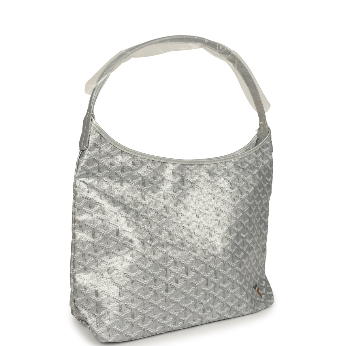 Goyard Goyardine Silver Metallic Boheme Hobo Palladium Hardware