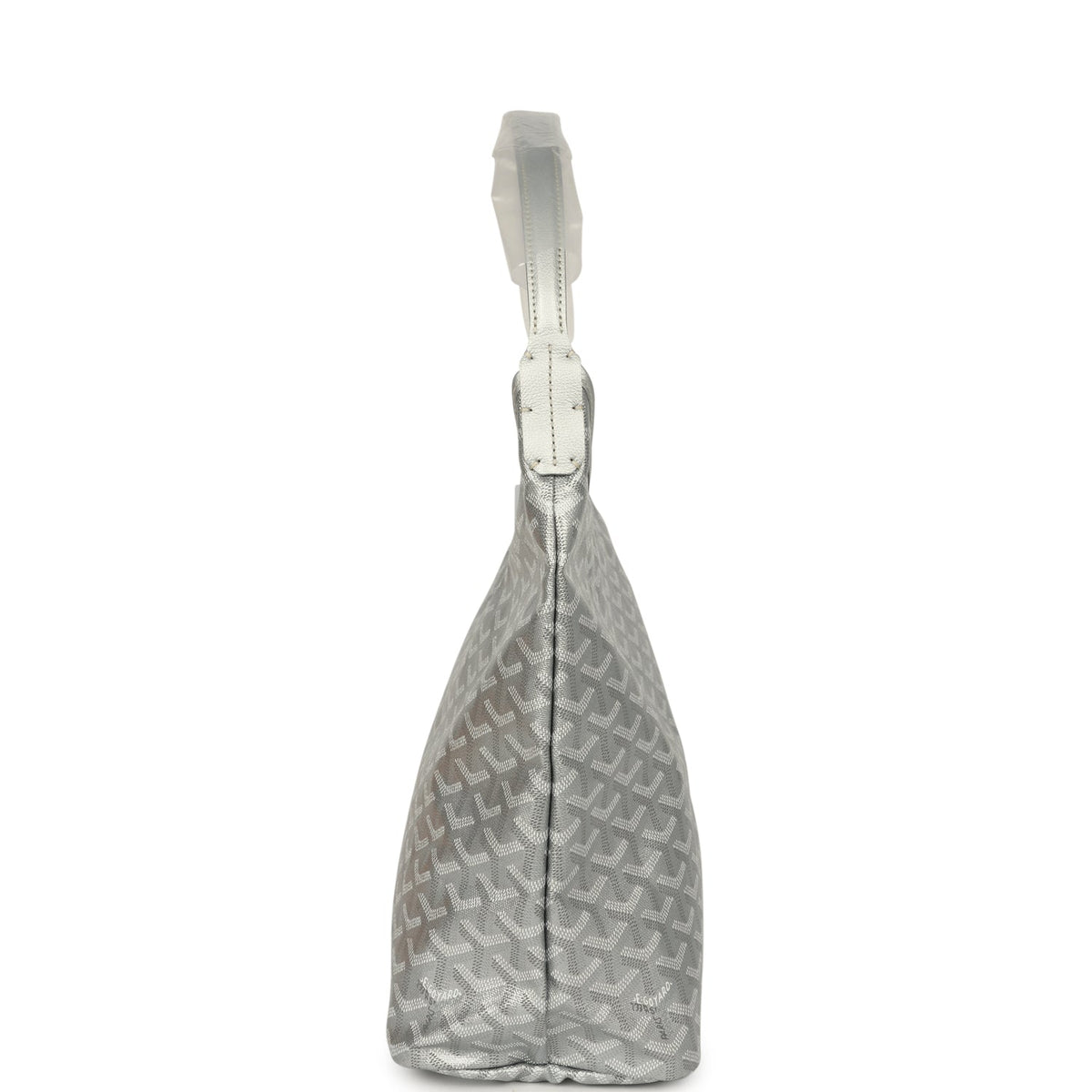 Goyard Goyardine Silver Metallic Boheme Hobo Palladium Hardware