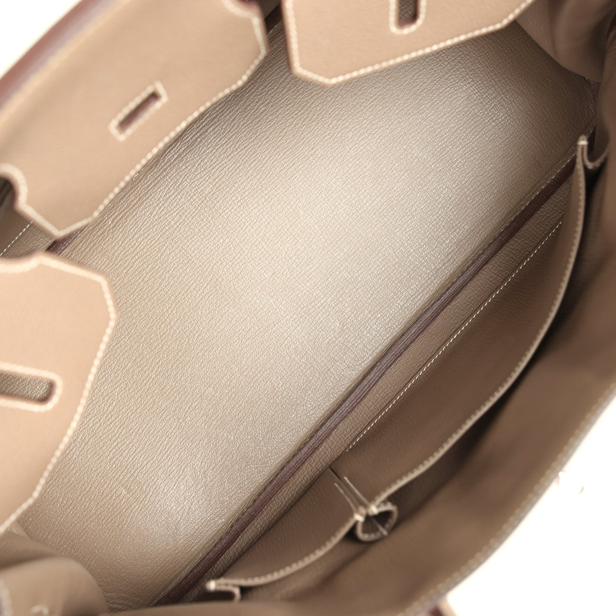 Vintage Hermes Shoulder Birkin 42 JPG Etoupe Togo Palladium Hardware