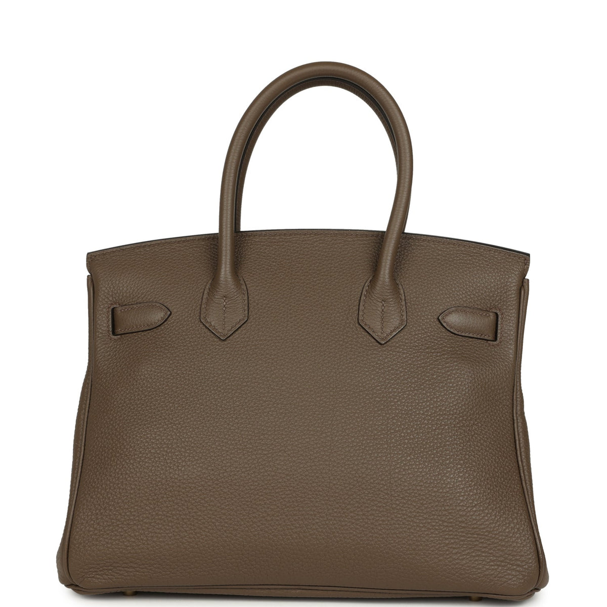 Pre-owned Hermes Birkin 30 Taupe Togo Gold Hardware