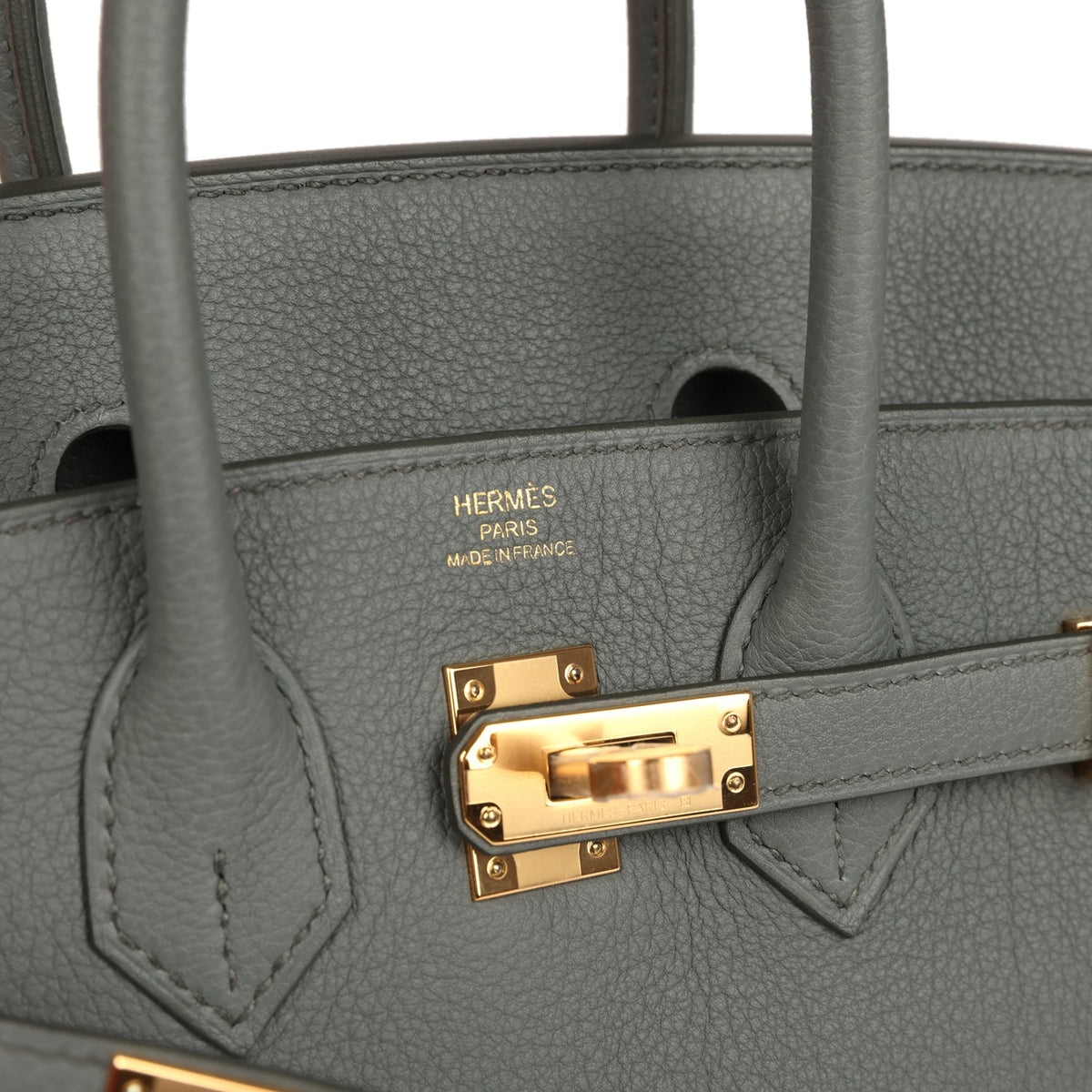 Hermes Birkin 25 Vert Amande Togo Gold Hardware