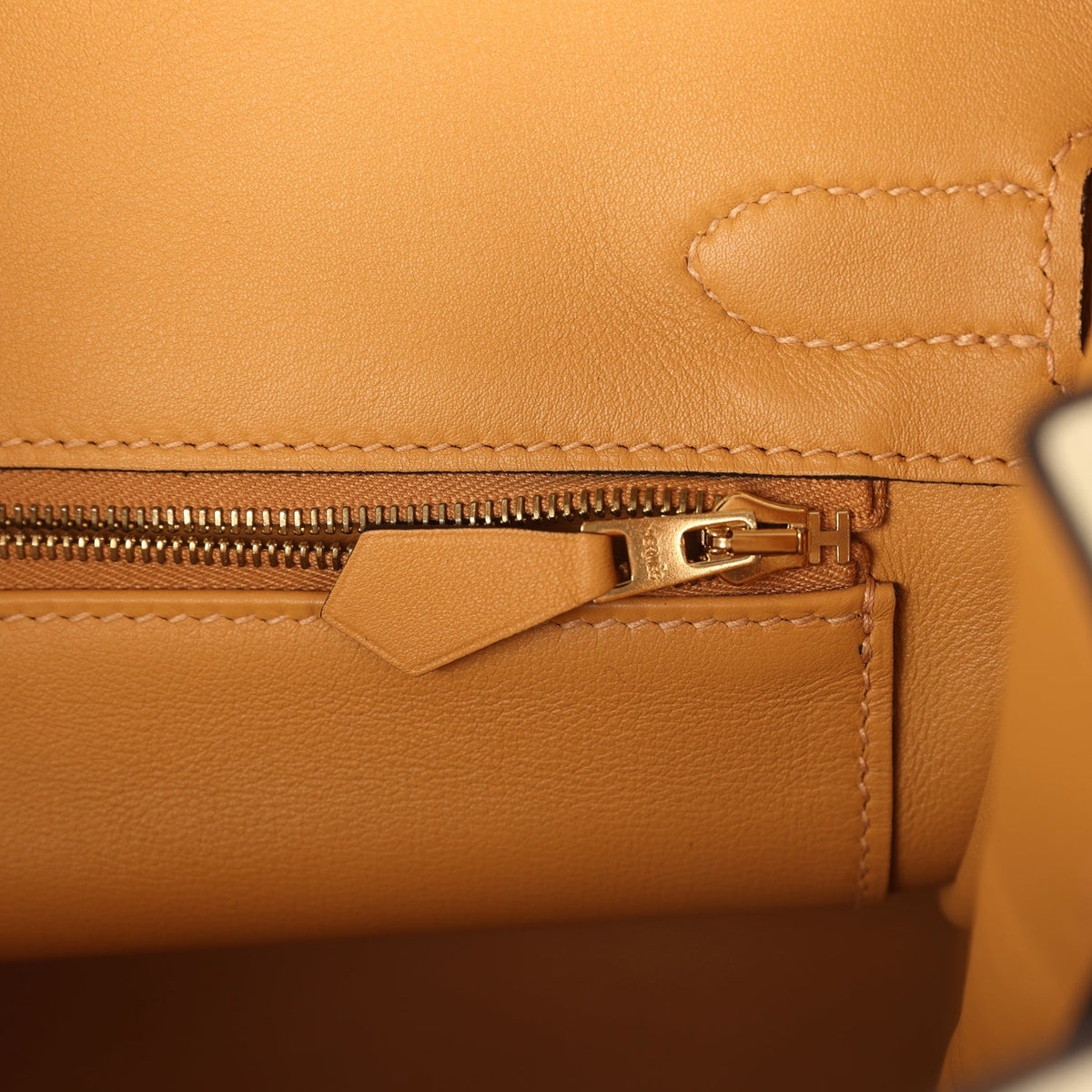 Pre-owned Hermes Special Order (HSS) Birkin 30 Gris Tourterelle, Paille Swift Brushed Gold Hardware