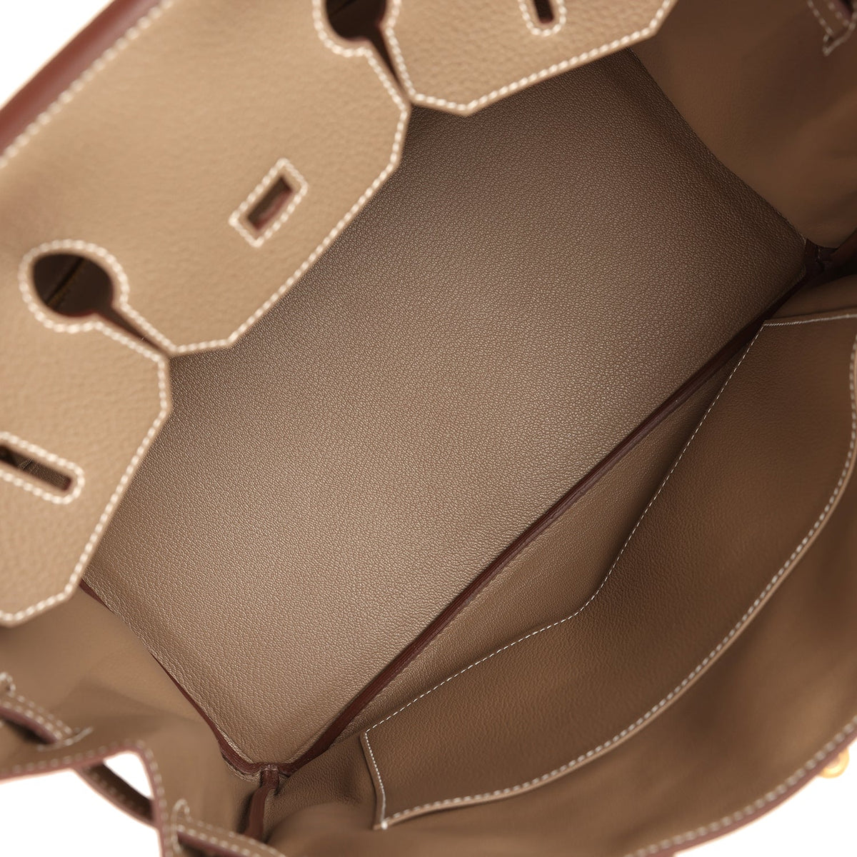 Hermes Birkin 35 Etoupe Togo Gold Hardware