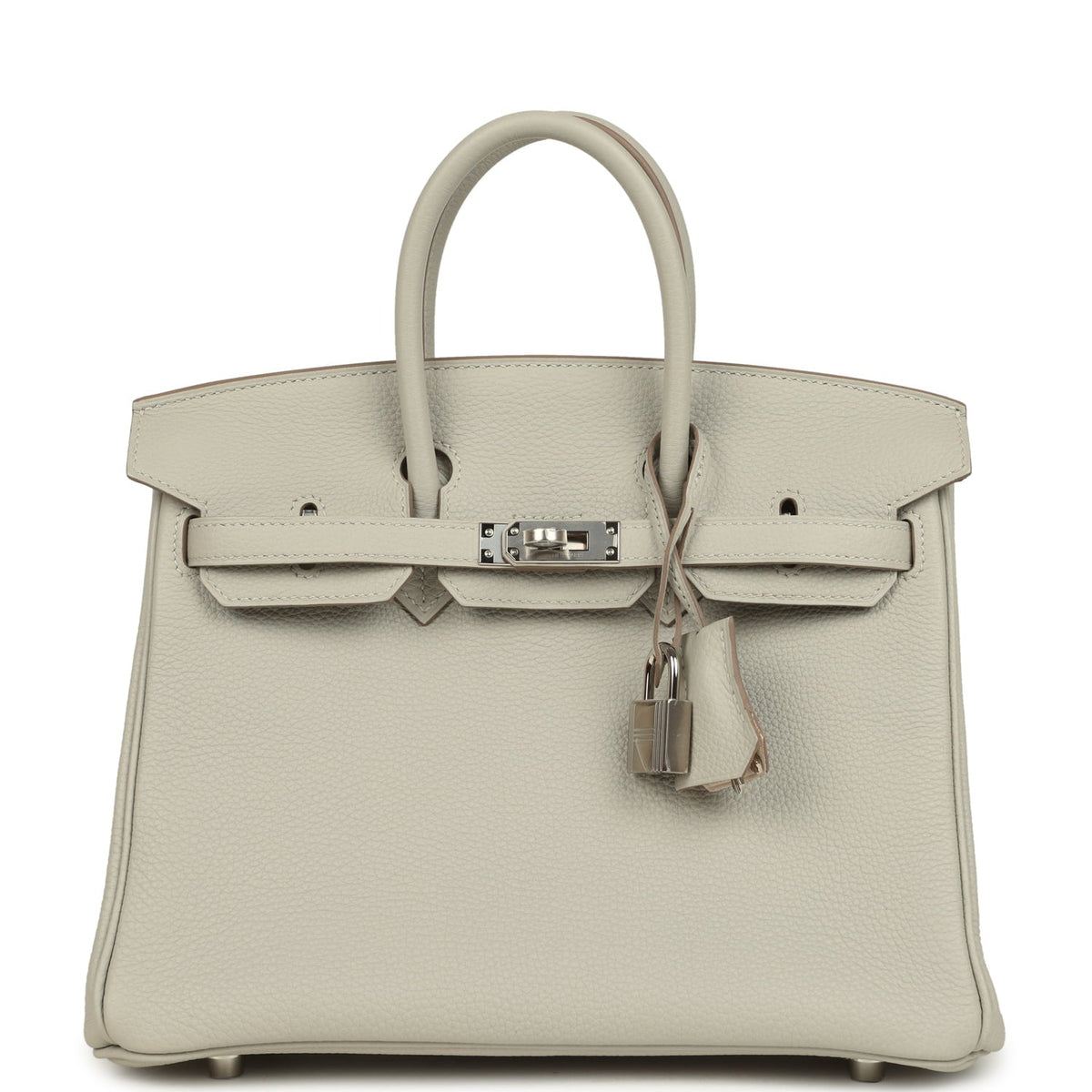 Hermes Birkin 25 Gris Perle Verso Togo Palladium Hardware
