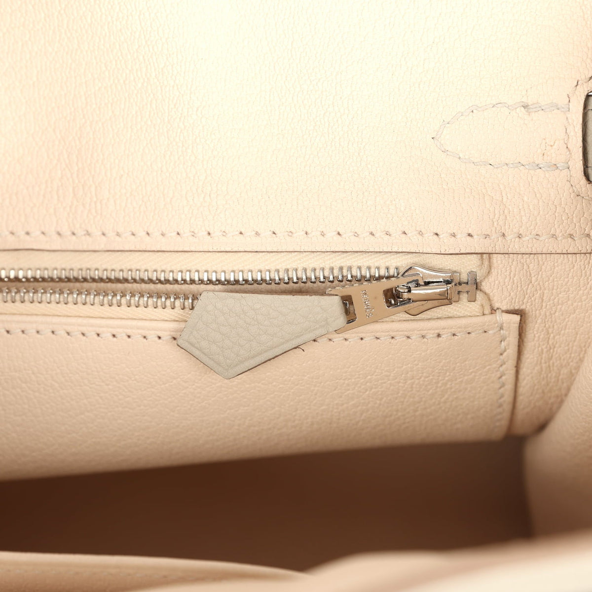 Hermes Birkin 25 Gris Perle Verso Togo Palladium Hardware