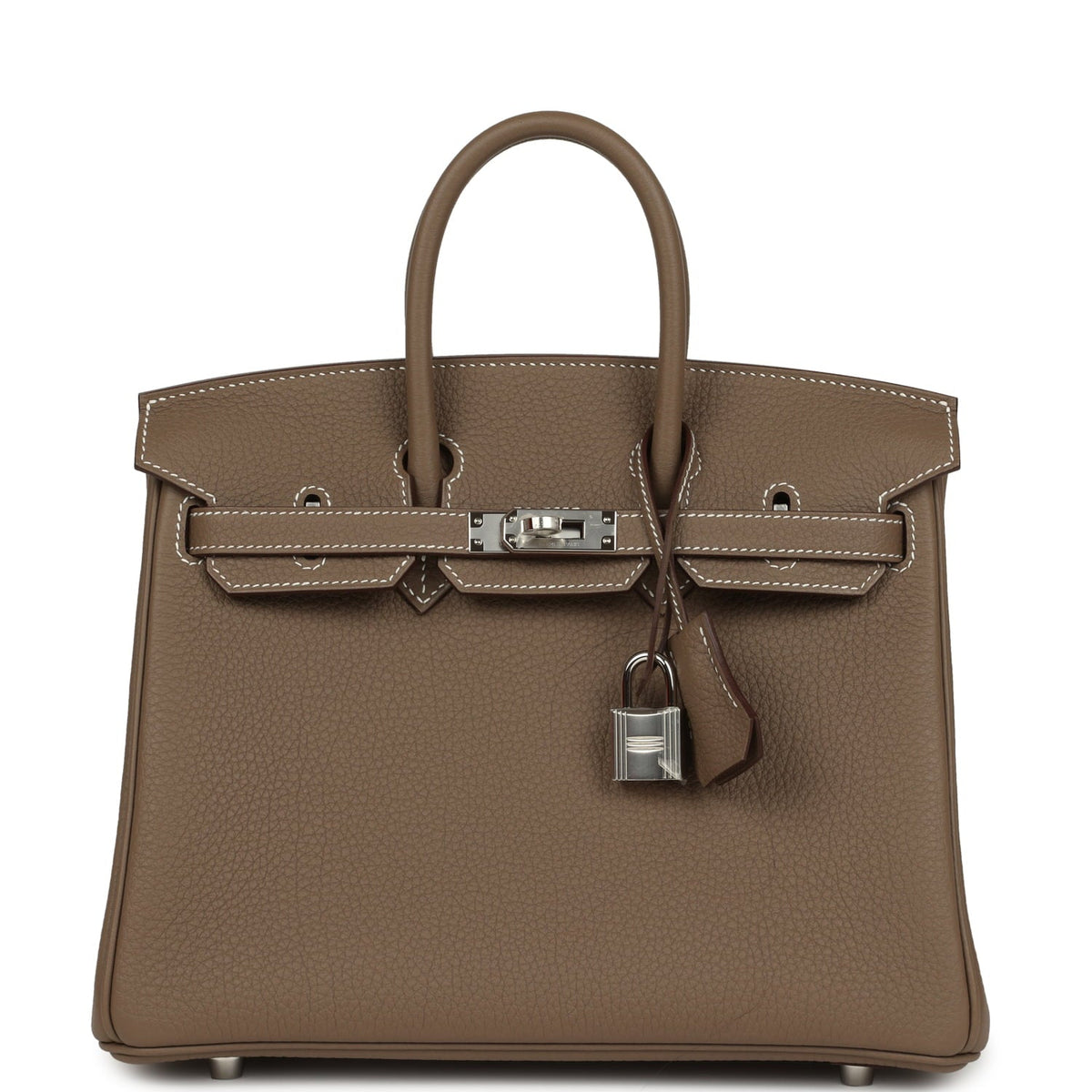 Hermes Birkin 25 Etoupe Togo Palladium Hardware