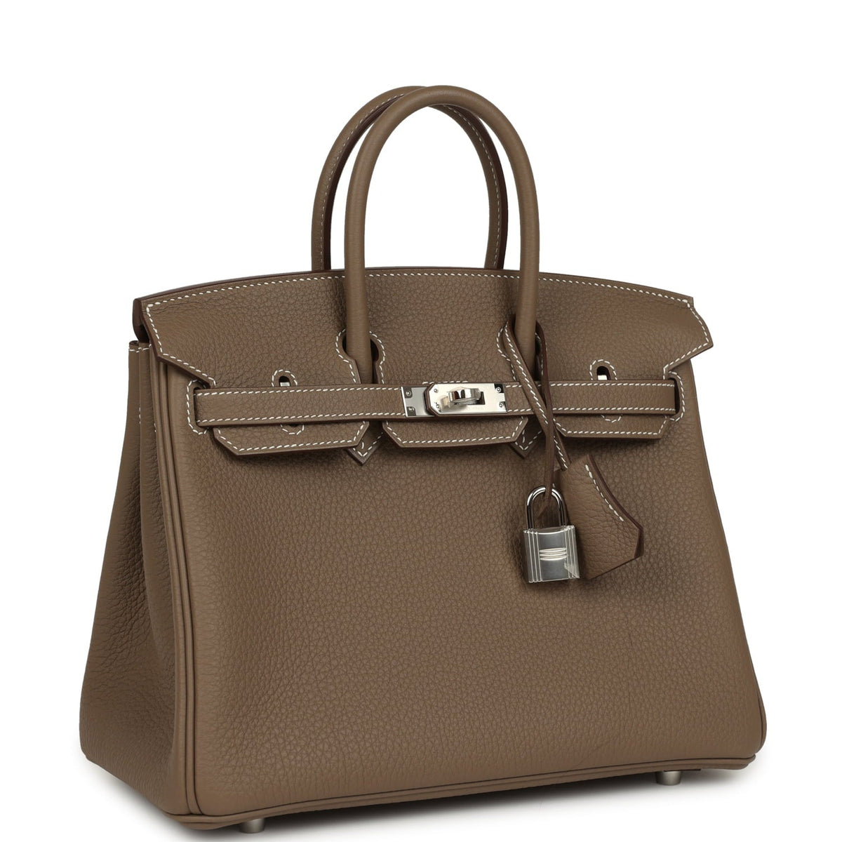Hermes Birkin 25 Etoupe Togo Palladium Hardware