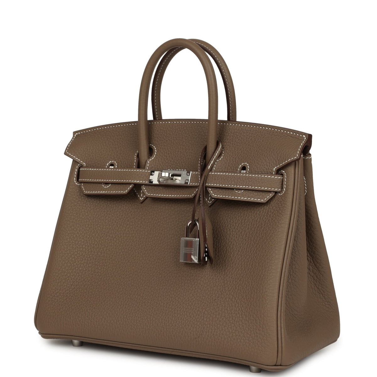 Hermes Birkin 25 Etoupe Togo Palladium Hardware