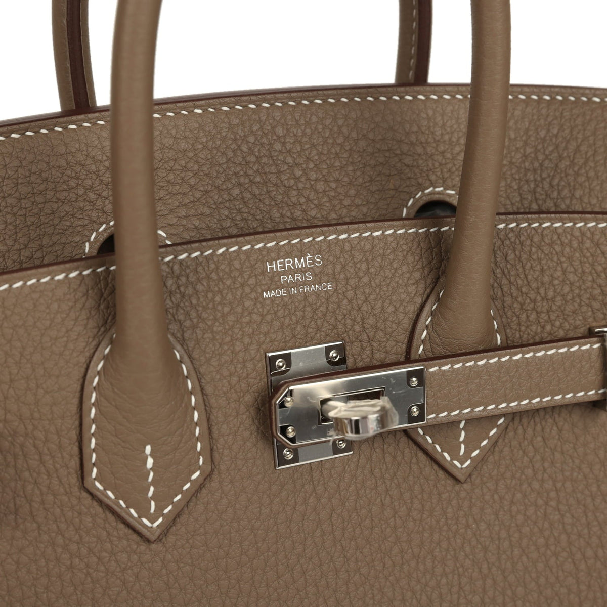 Hermes Birkin 25 Etoupe Togo Palladium Hardware
