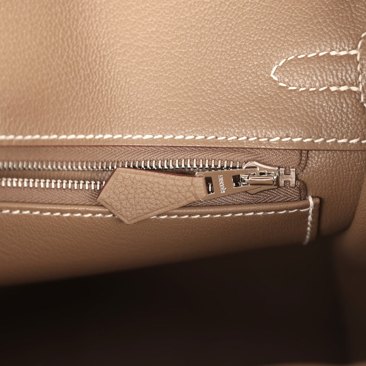 Hermes Birkin 25 Etoupe Togo Palladium Hardware