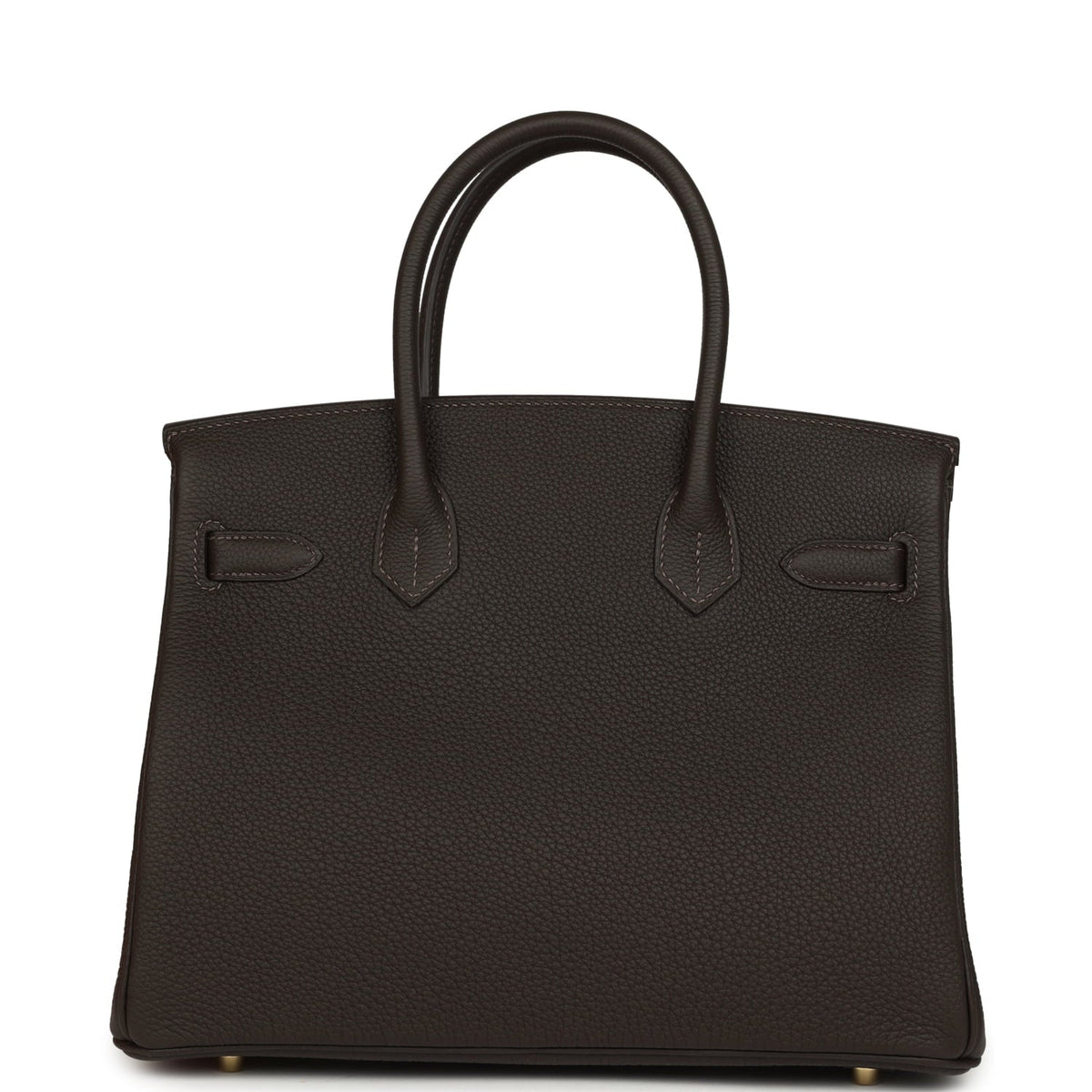 Hermes Birkin 30 Bai Brun Togo Gold Hardware