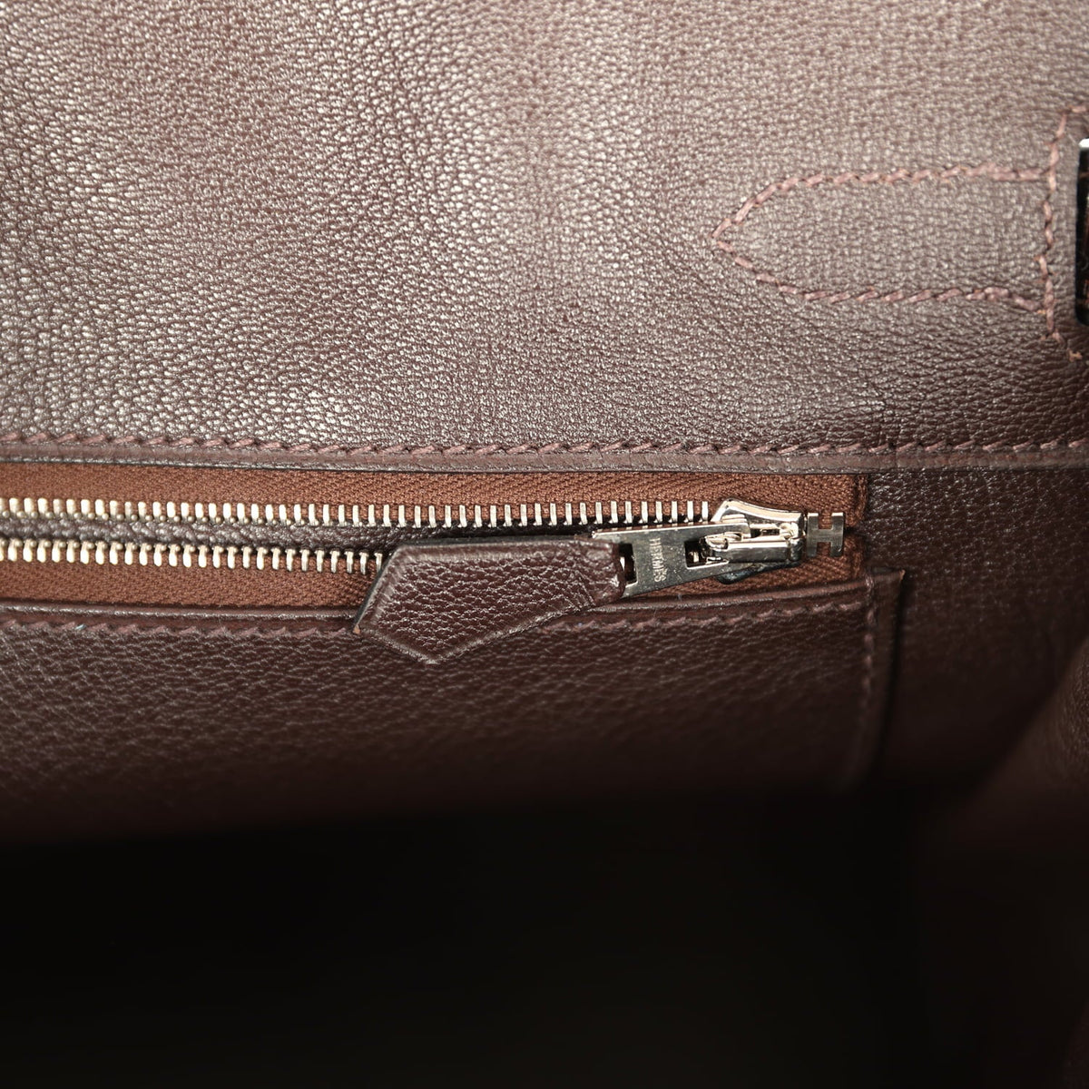 Vintage Hermes Birkin 30 Cocoan Shiny Niloticus Crocodile Palladium Hardware