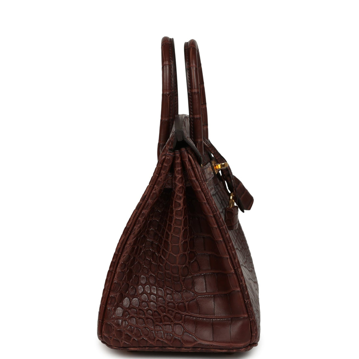 Hermes Birkin 25 Havane Matte Alligator Gold Hardware