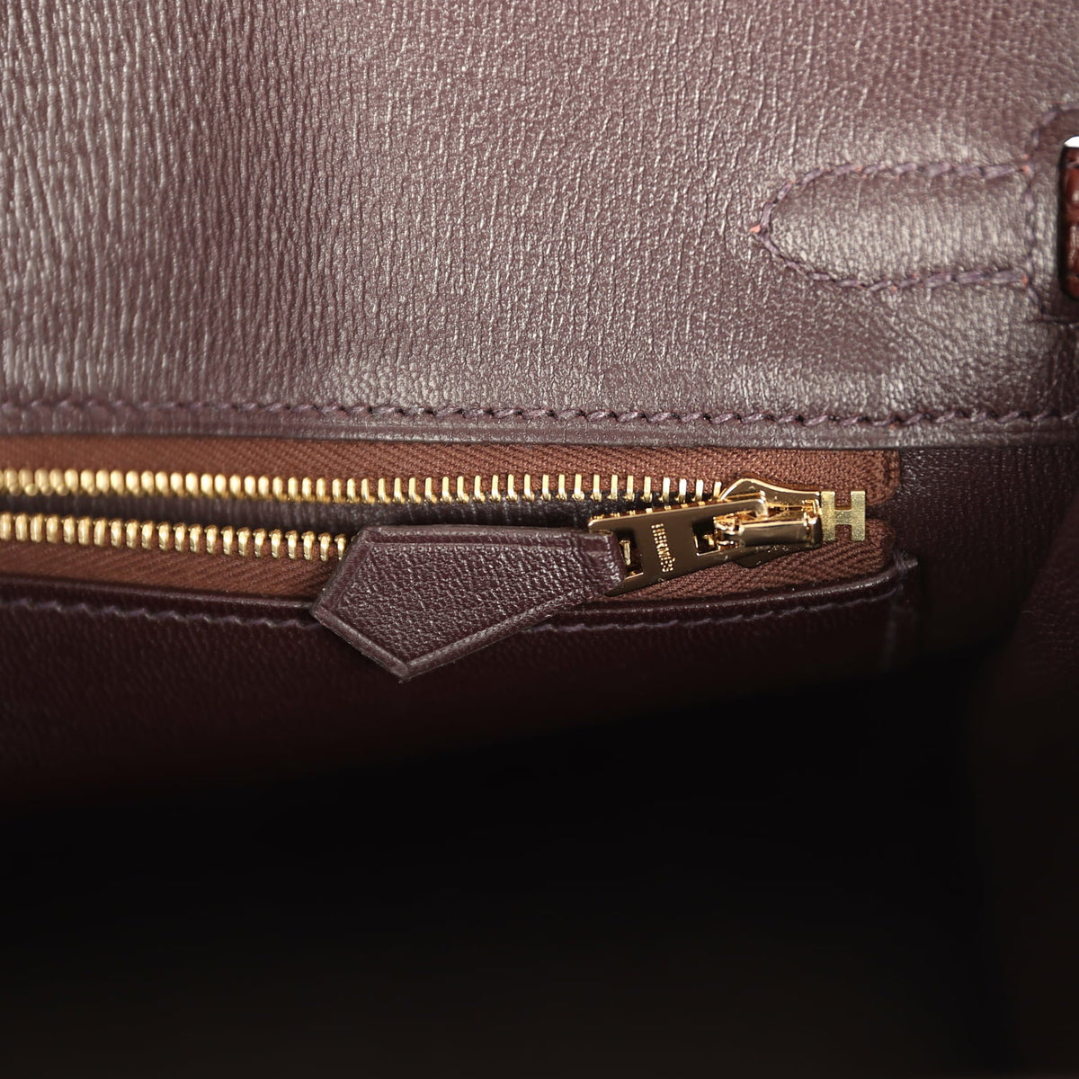 Hermes Birkin 25 Havane Matte Alligator Gold Hardware