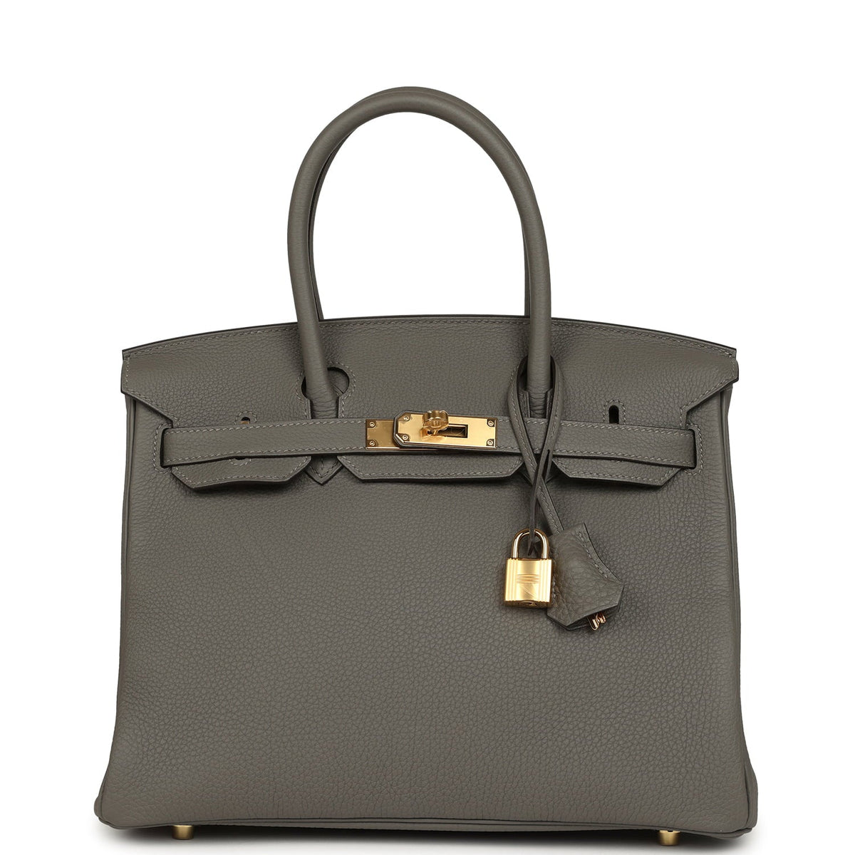Hermes Birkin 30 Gris Meyer Togo Gold Hardware