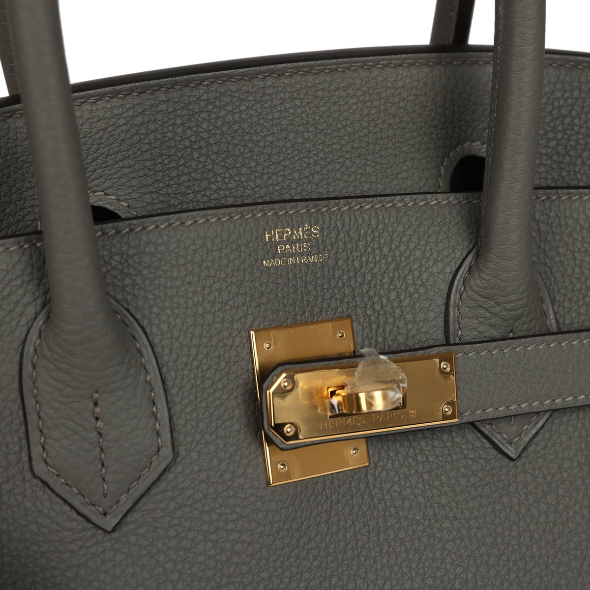 Hermes Birkin 30 Gris Meyer Togo Gold Hardware