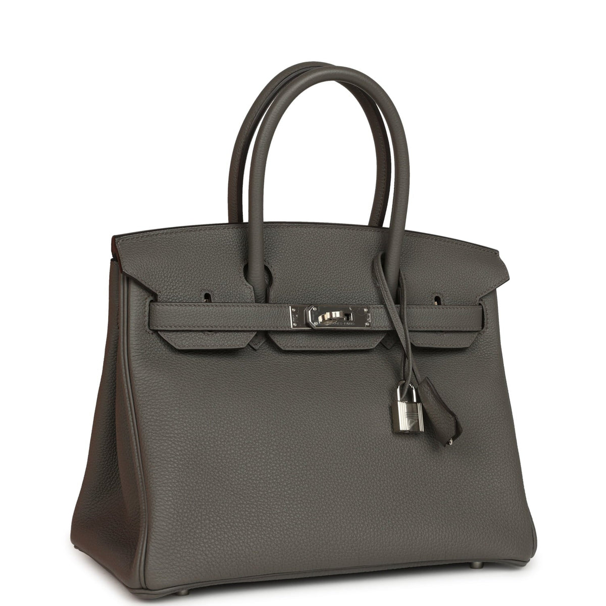 Hermes Birkin 30 Etain Togo Palladium Hardware