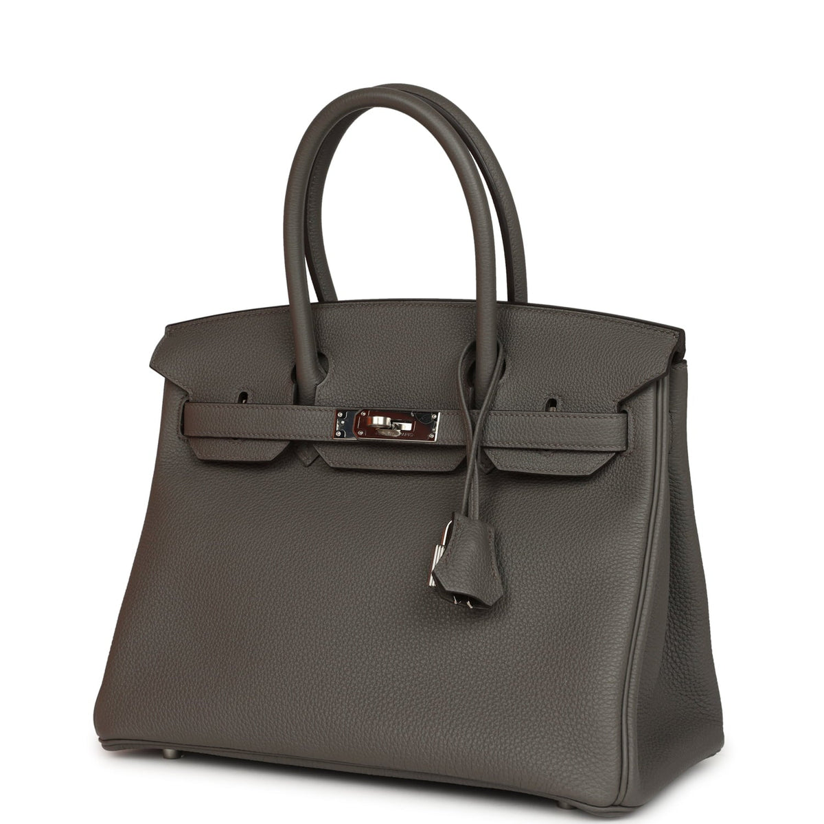 Hermes Birkin 30 Etain Togo Palladium Hardware