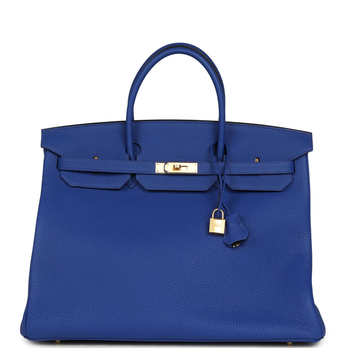 Hermes Birkin 40 Bleu Royal Togo Gold Hardware