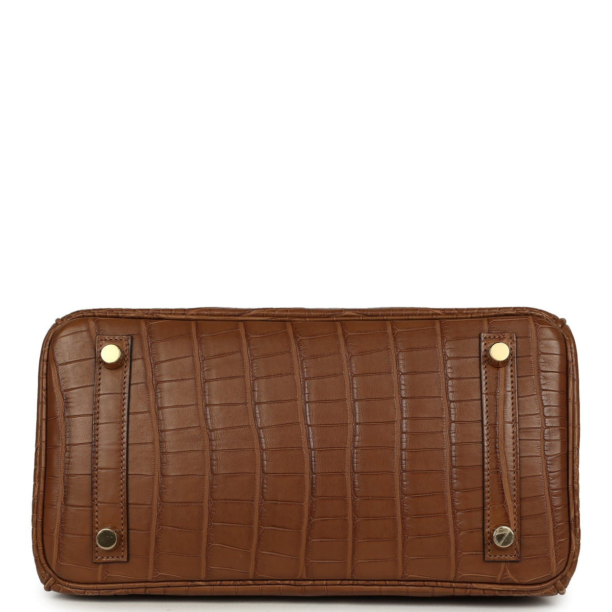 Hermes Birkin 25 Alezan Matte Alligator Gold Hardware