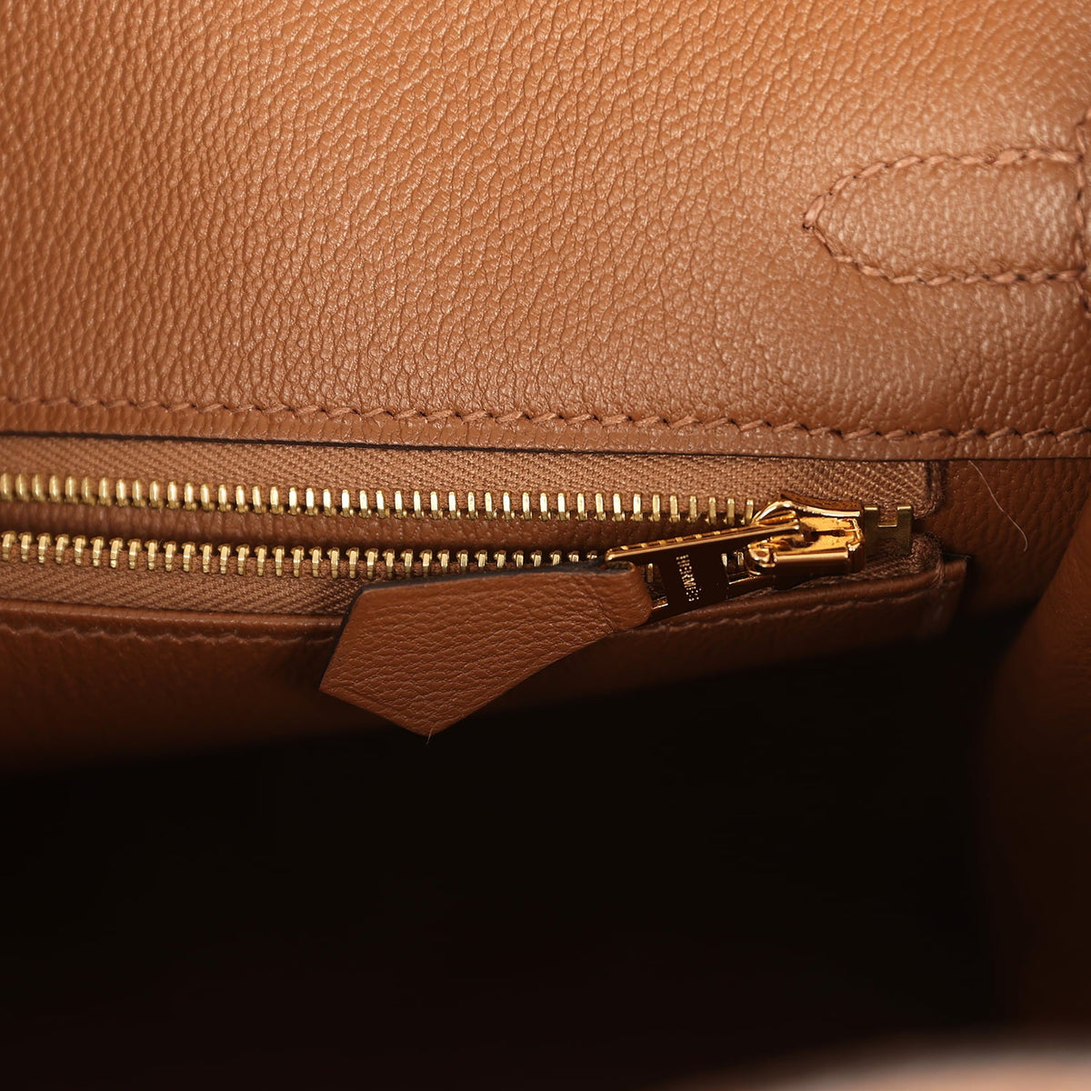 Hermes Birkin 25 Alezan Matte Alligator Gold Hardware
