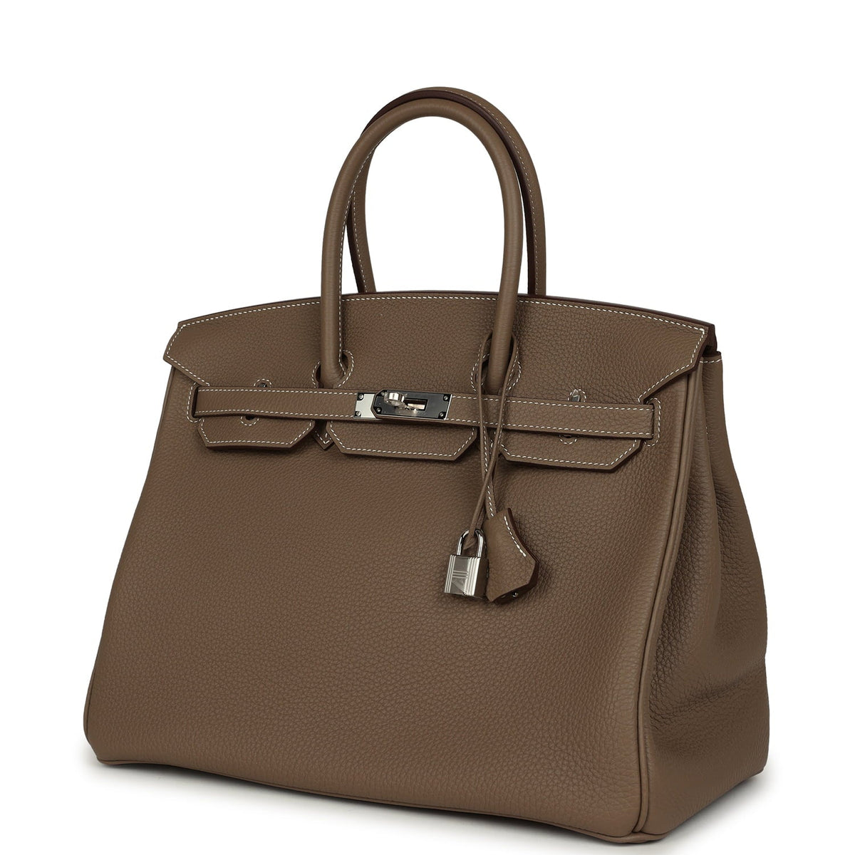 Hermes Birkin 35 Etoupe Togo Palladium Hardware