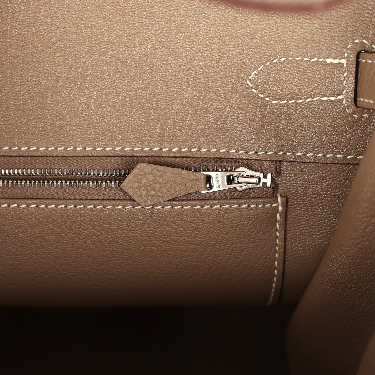 Hermes Birkin 35 Etoupe Togo Palladium Hardware