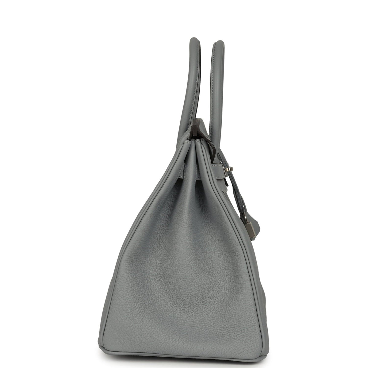 Hermes Birkin 35 Gris Pantin Togo Palladium Hardware